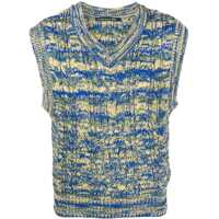Veste costum Cable-Knit Vest Barbati