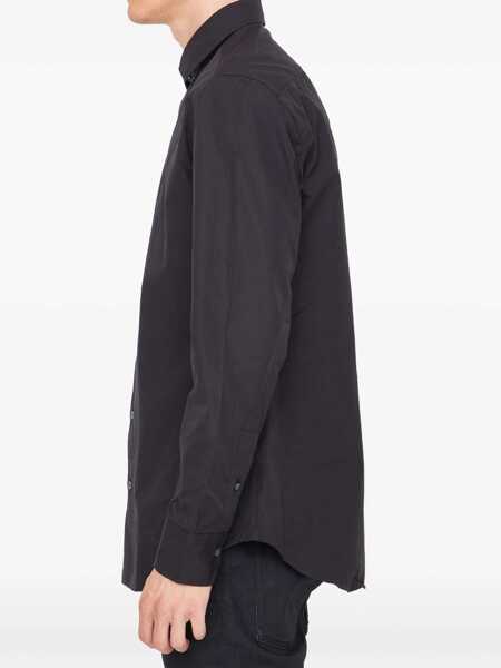 Camasi SALVATORE PICCOLO Cotton Shirt BLACK Barbati (BM 9683369) 3