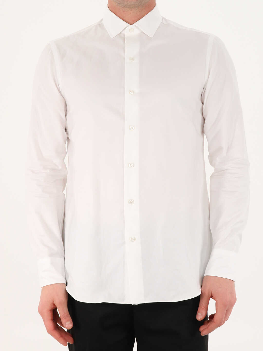 SALVATORE PICCOLO Popeline Shirt WHITE