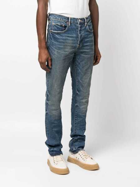 Blugi PURPLE BRAND Light- Denim Jeans BLUE Barbati (BM 9683543) 3