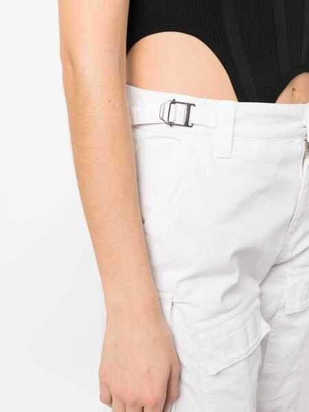 Pantaloni casual DARKPARK Julia Cargo Pants WHITE Femei (BM 9683561) 5