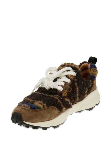 Sneakers FLOWER MOUNTAIN5 Flower Mountain Sneaker 2017006.01.1D06 BROWN MULTI Brown Multi Femei (BM 9684998) 3