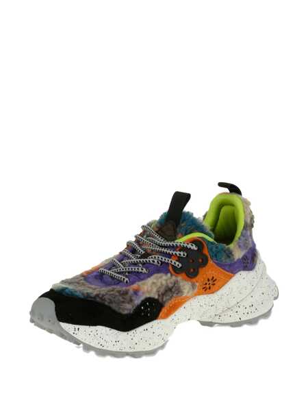 Sneakers FLOWER MOUNTAIN5 Flower Mountain sneakers 2017012.02.1B80 Black Orange Black Orange Femei (BM 9685013) 4