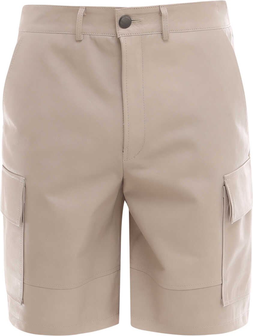 DFOUR Bermuda Shorts Beige