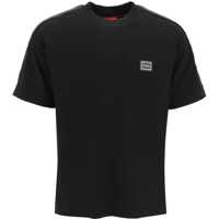 Tricouri Hugo Boss pentru Barbati - Tricouri Hugo Boss Dalix Logo Patch T-Shirt BLACK Barbati (BM 9688937) - B-mall.ro