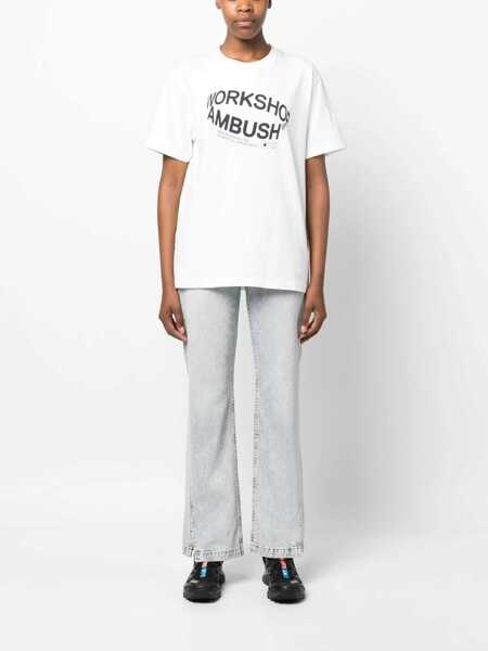 Tricouri AMBUSH Revolve T-Shirt WHITE Femei (BM 9690272) 3