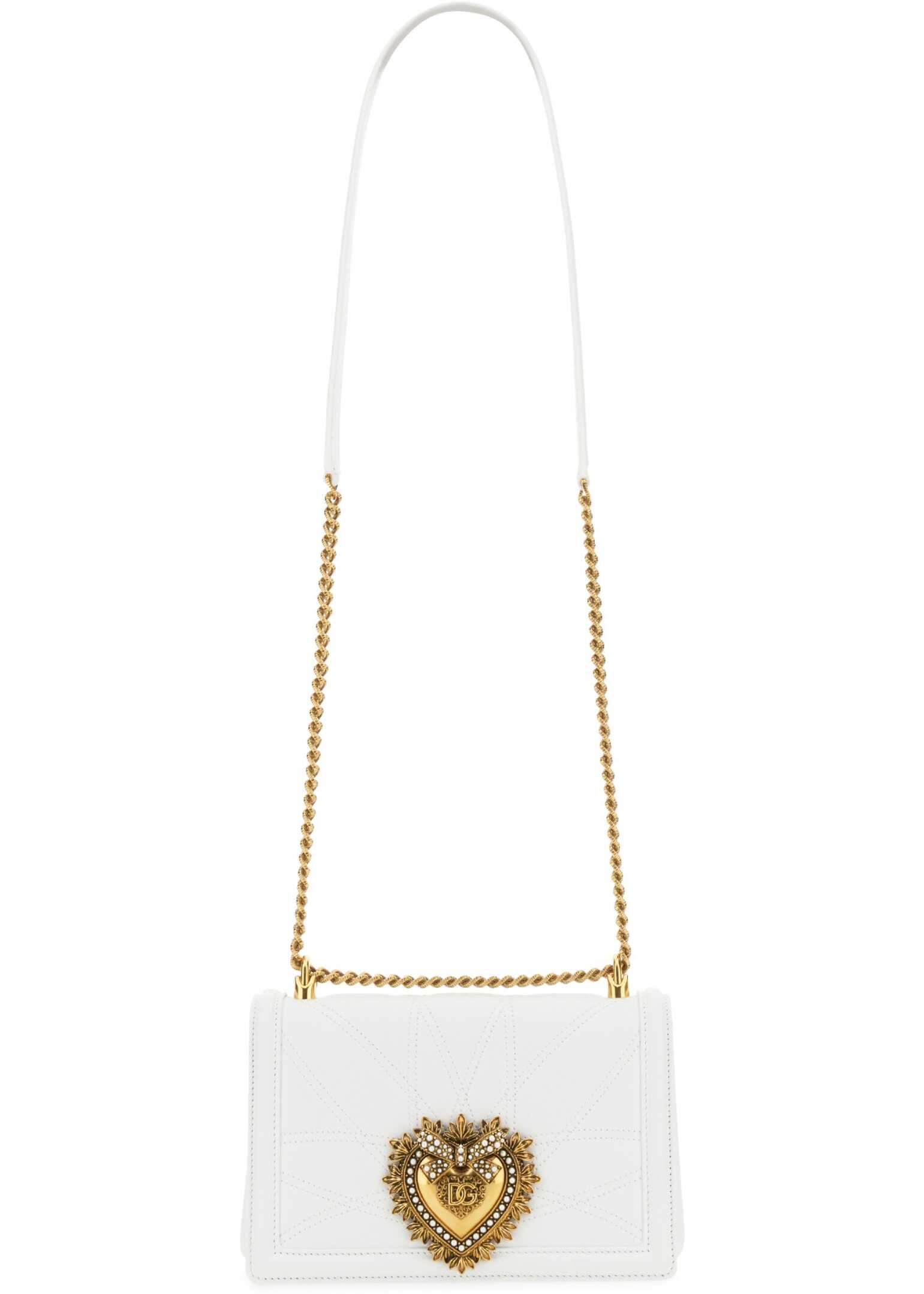 Dolce & Gabbana Devotion Medium Bag WHITE