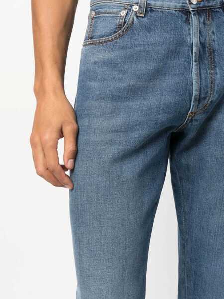 Blugi drepti Alexander McQueen Five Pocket Jeans BLUE Barbati (BM 9691424) 5