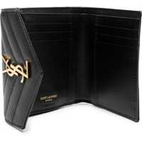 Portofele Dama - Portofele Saint Laurent Cassandre Matelass Wallet BLACK Femei (BM 9691580) - B-mall.ro