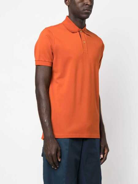 Tricouri Polo Paul Smith Cotton Polo ORANGE Barbati (BM 9692687) 3