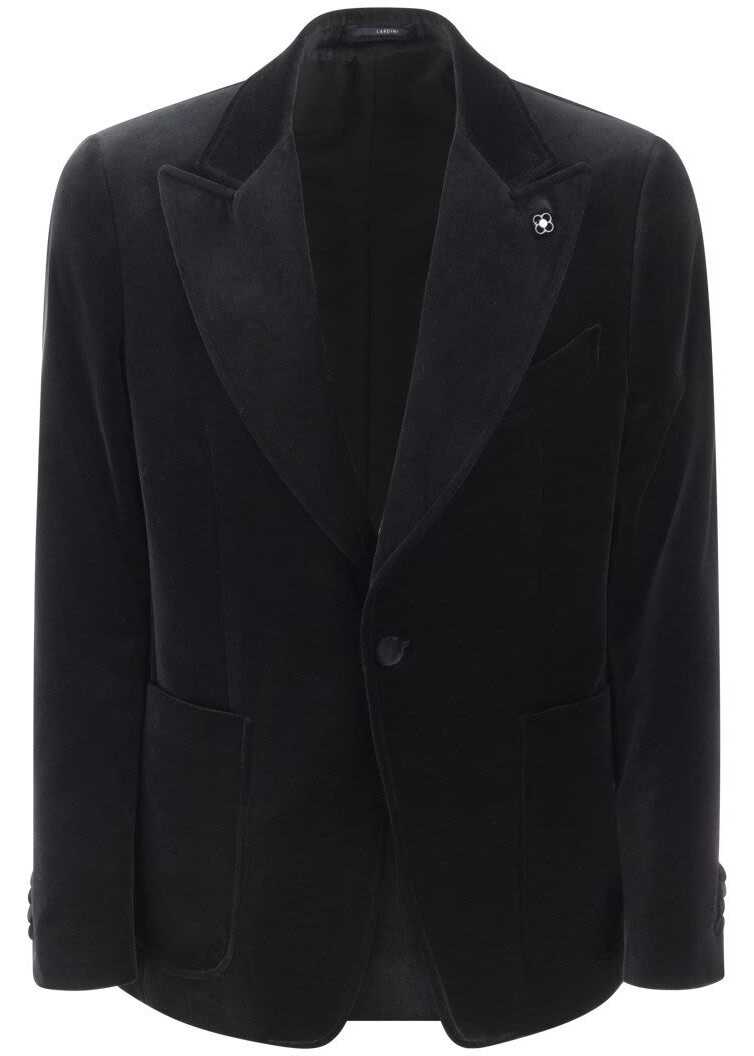 Lardini Cotton Jacket BLACK