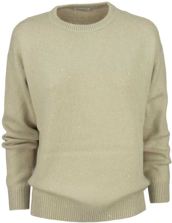 Brunello Cucinelli Cashmere Sweater BEIGE