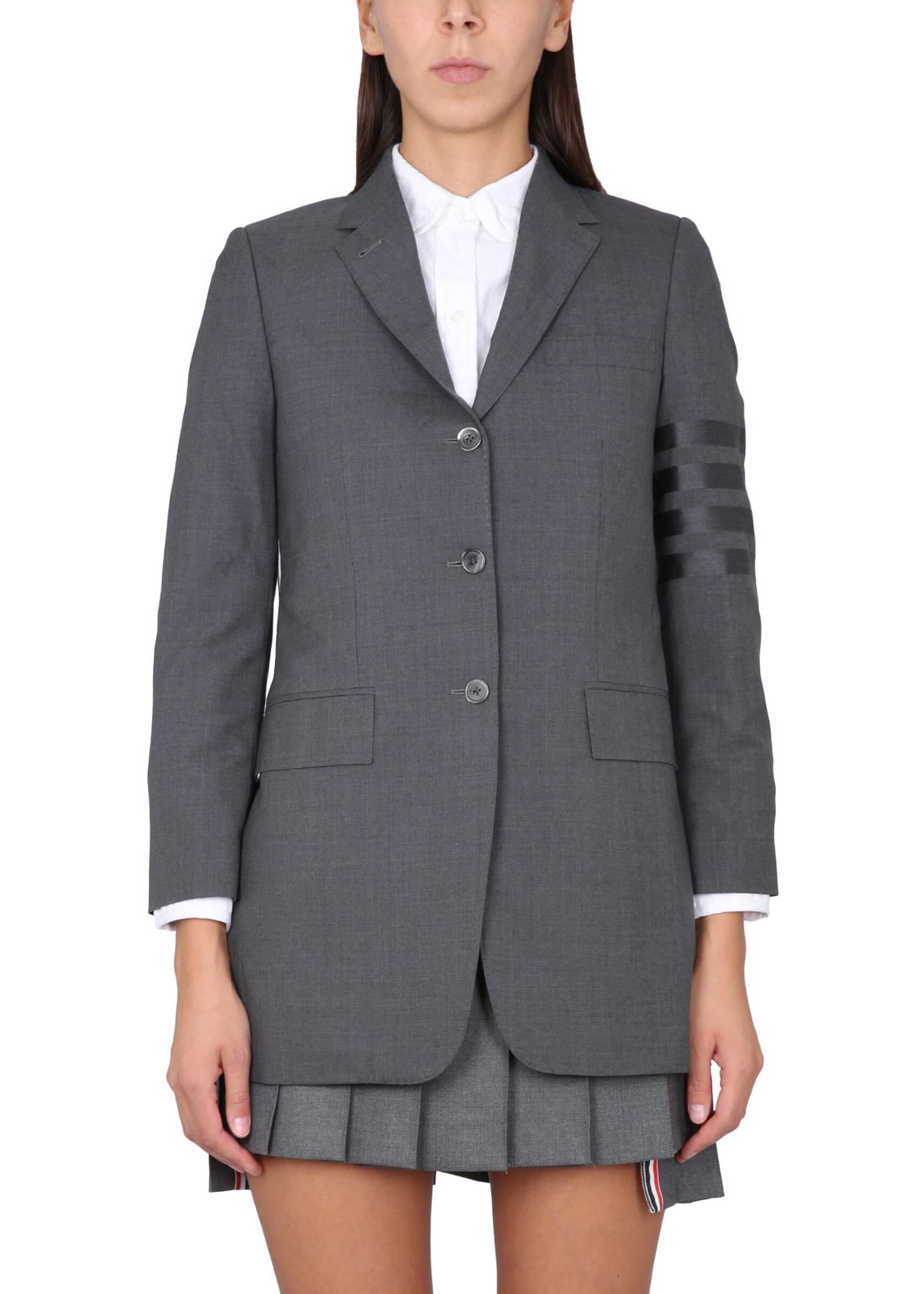 Thom Browne Classic Sports Coat GREY