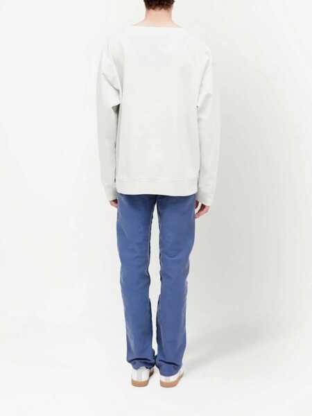 Bluze de trening Maison Margiela Crewneck Sweatshirt WHITE Femei (BM 9694688) 4
