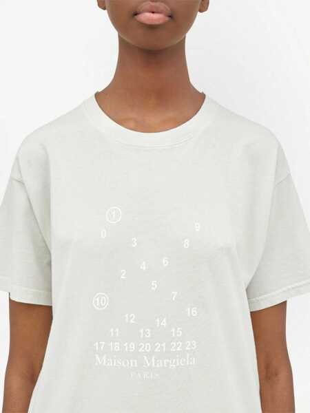 Tricouri Maison Margiela Crewneck T-Shirt WHITE Femei (BM 9694694) 4