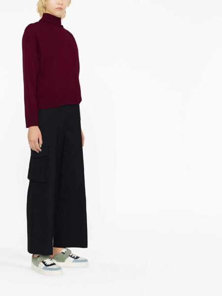 Pulovere casual SPORTY & RICH Turtleneck Shirt PURPLE Femei (BM 9694931) 3