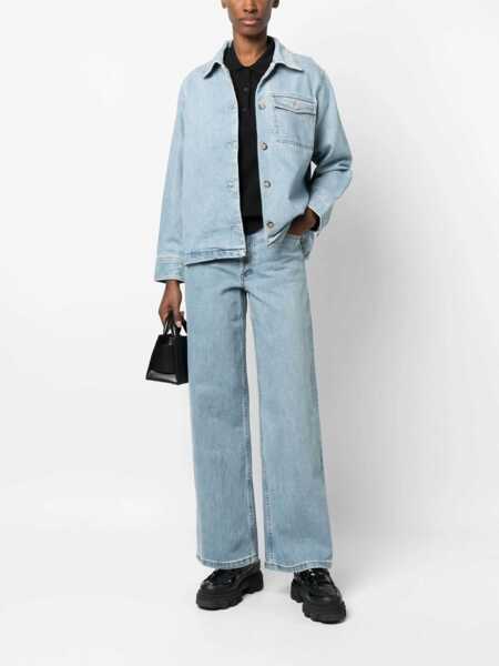 Jachete A.P.C. Janice Shirt DENIM Femei (BM 9694946) 2