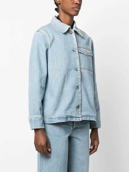 Jachete A.P.C. Janice Shirt DENIM Femei (BM 9694946) 3