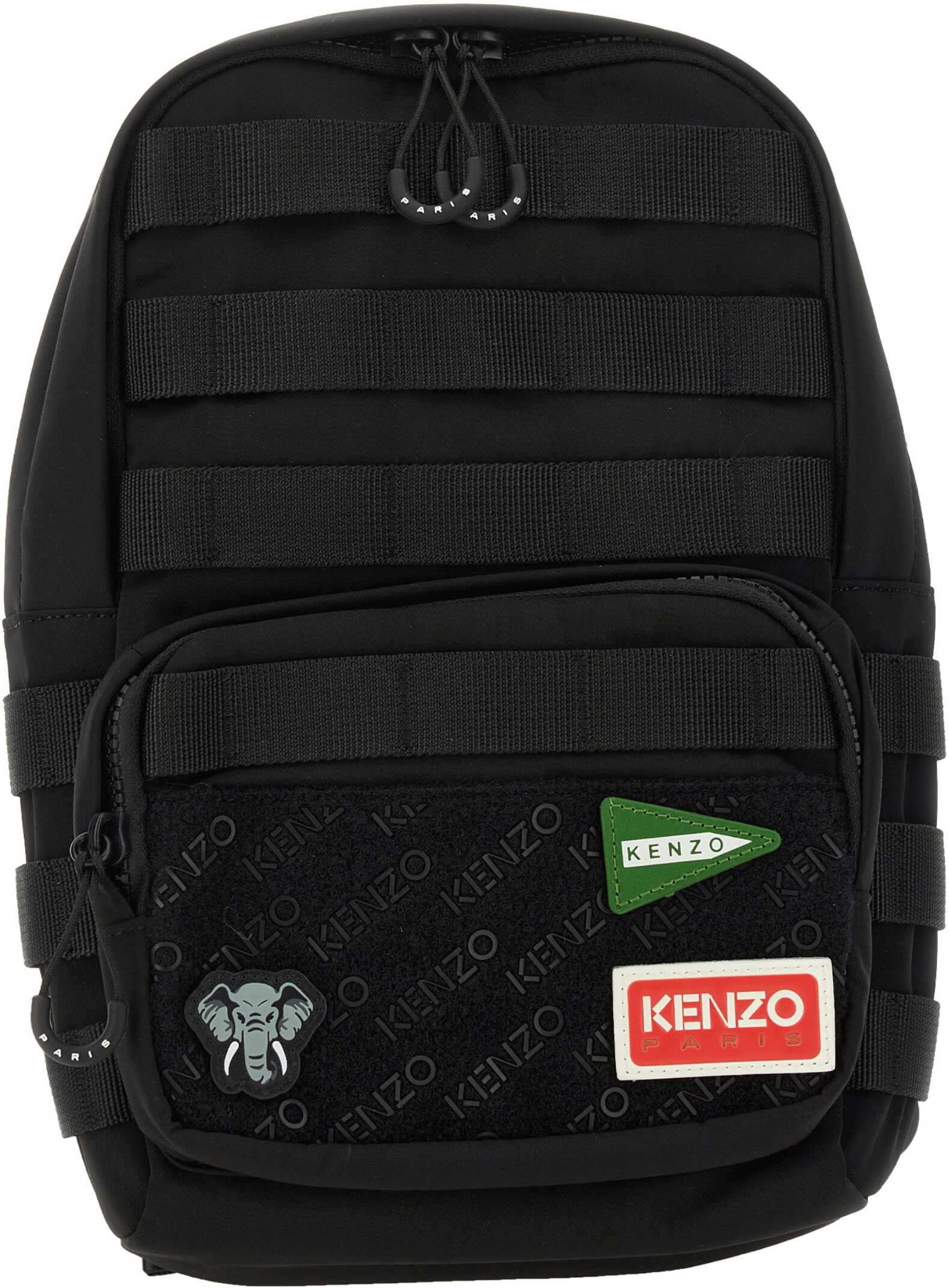 Kenzo Jungle One-Shoulder Backpack BLACK