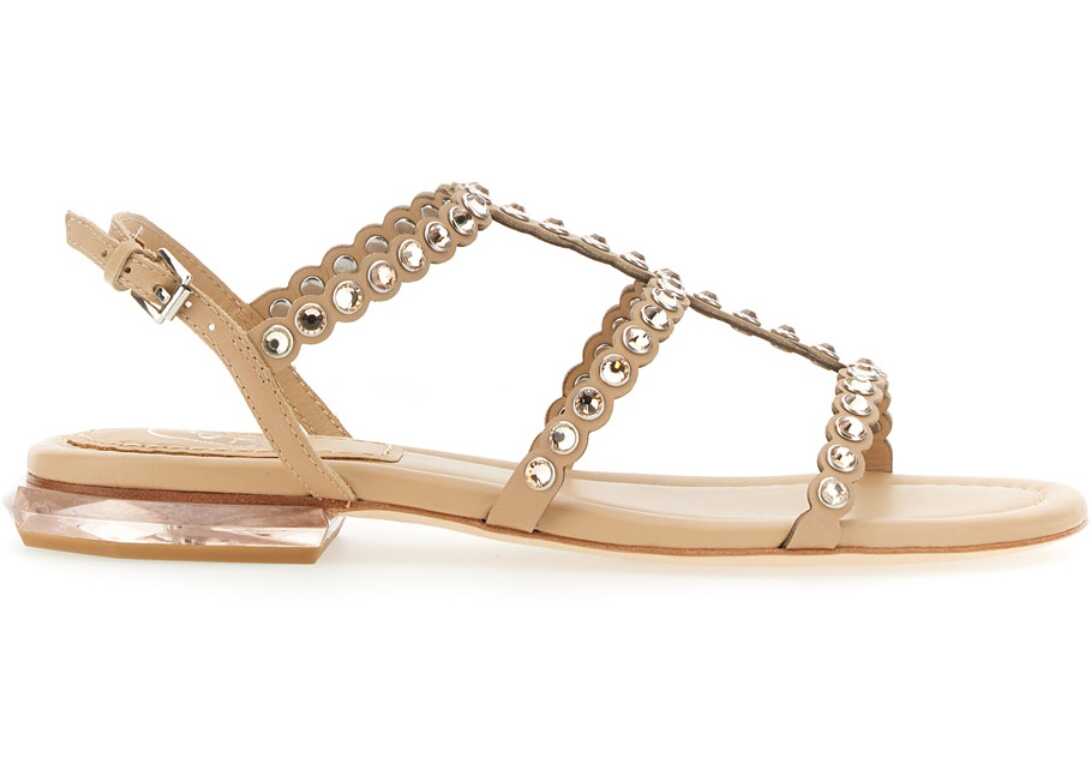ASH Leather Sandal BEIGE