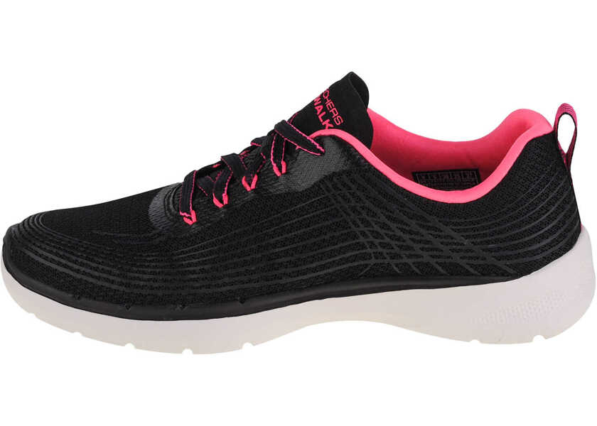 Sneakers SKECHERS Go Walk 6 - Stunning Glow Black Femei (BM 9700031) 2