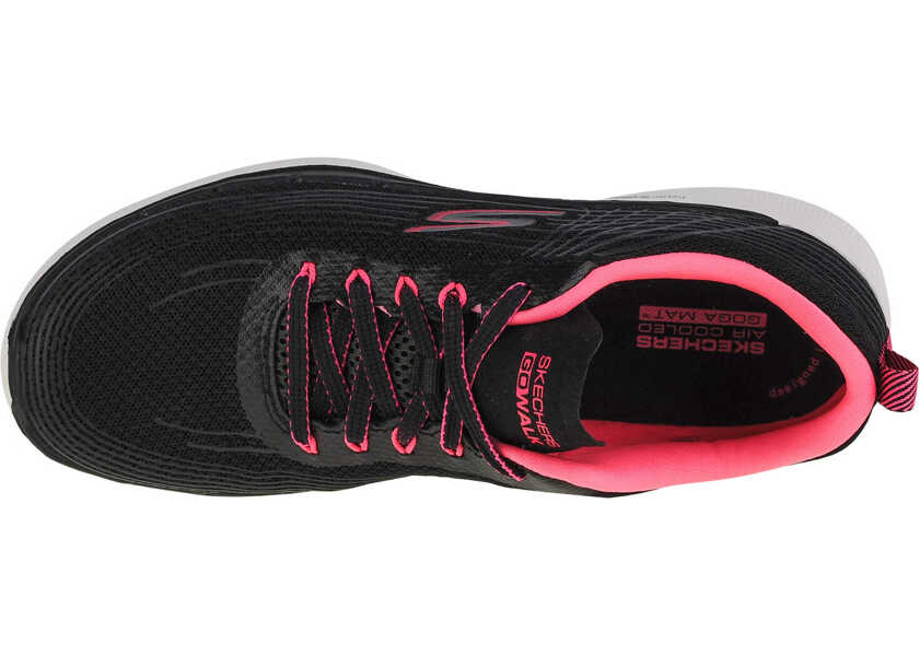 Sneakers SKECHERS Go Walk 6 - Stunning Glow Black Femei (BM 9700031) 3