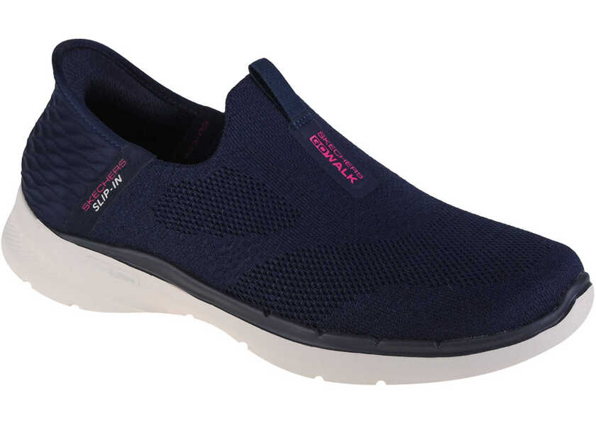 Sneakers SKECHERS Slip-Ins: GO WALK 6 - Fabulous View Navy Femei (BM 9700034) 1