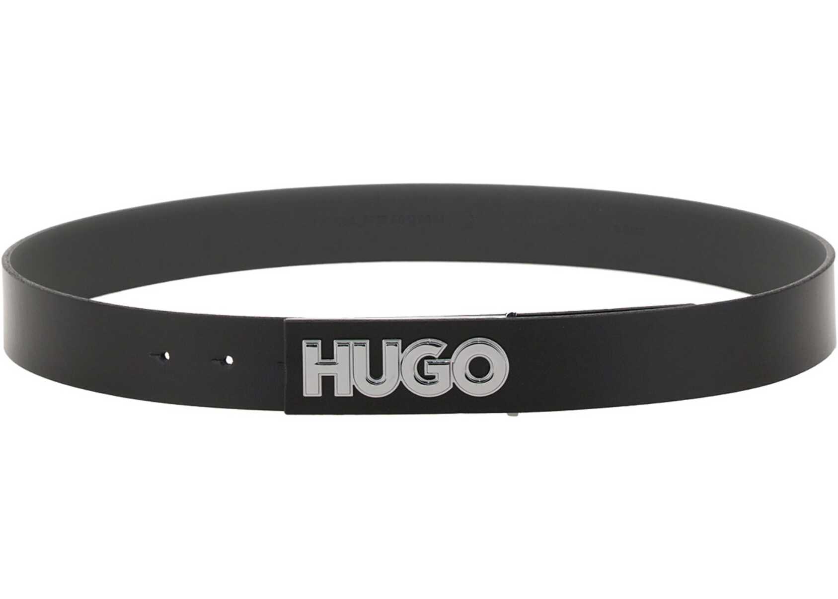 Hugo Boss Italian Leather Belt BLACK