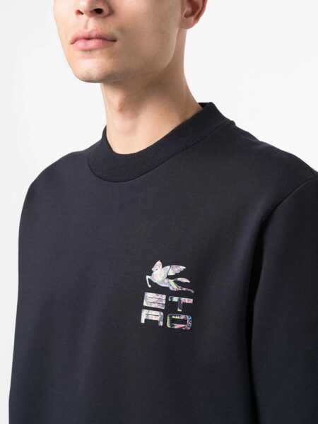 Bluze de trening ETRO Crewneck Sweatshirt BLUE Barbati (BM 9701375) 5