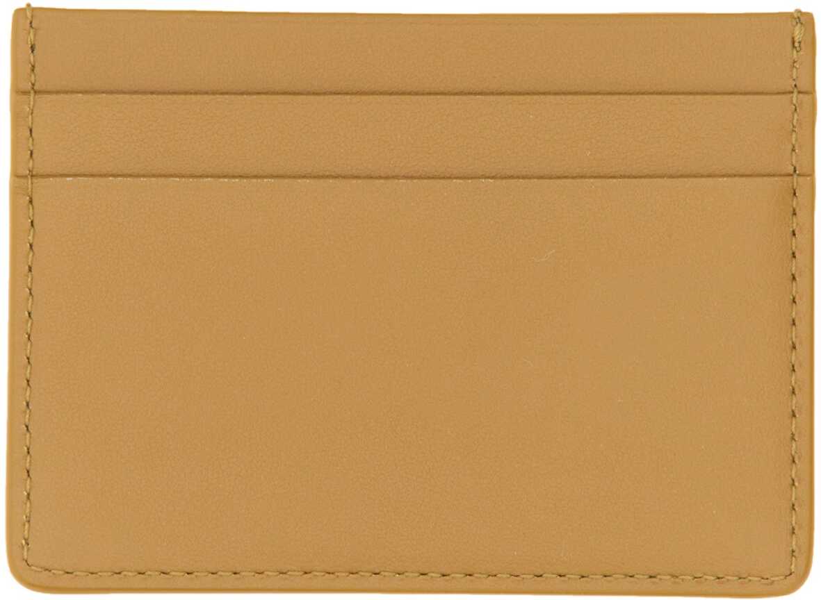 Jil Sander Leather Card Holder YELLOW