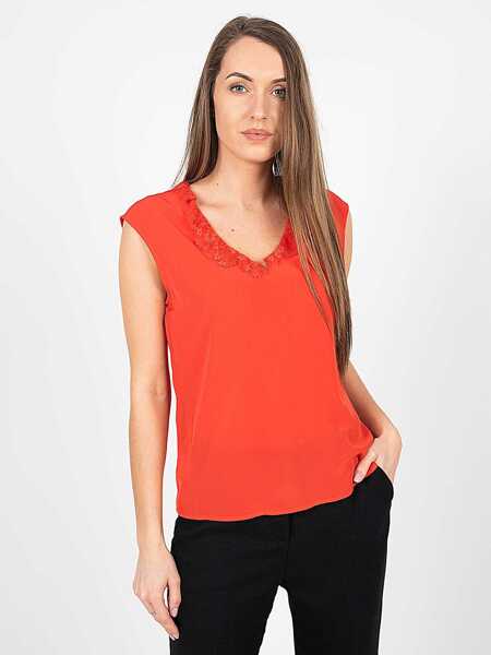 Tricouri Pinko Abbuffato 1 1G1623 Czerwony Femei (BM 9701531) 3