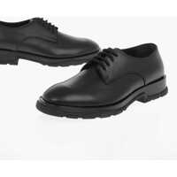 Pantofi Oxford Calfskin Slim Trade Lace-Up Derby Shoes Barbati