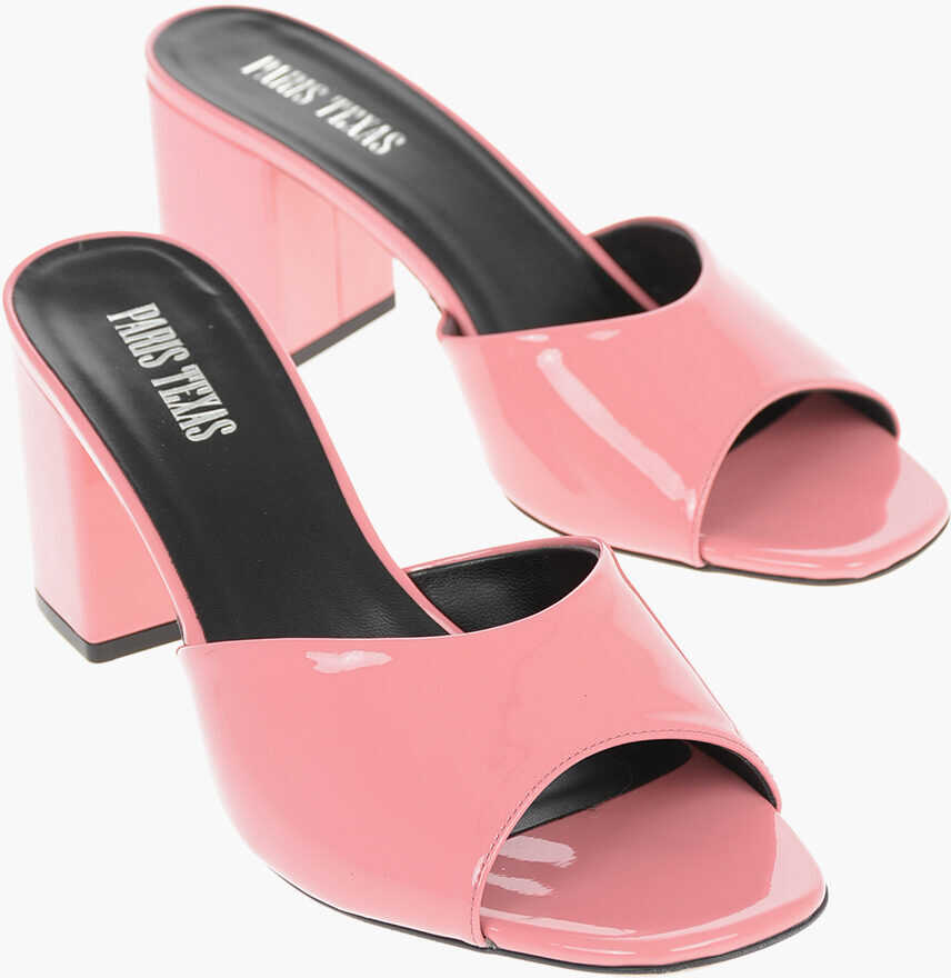 Paris Texas Patent Leather Anja Heel Sandals 7Cm Pink