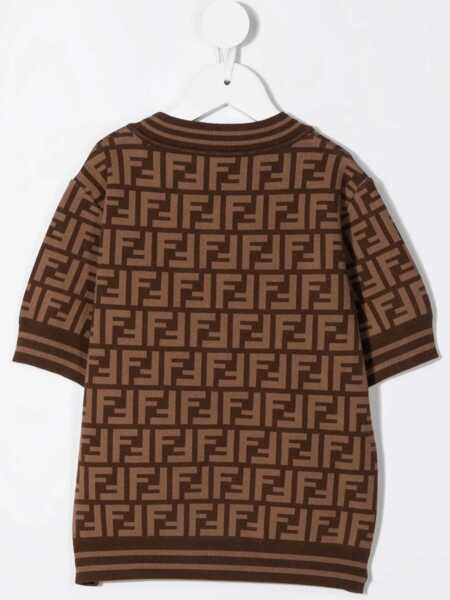 Bluze Fendi FF KNITTED TOP Brown Fete (BM 9703847) 2