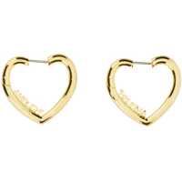 Cercei Mini Heart Hoop Earrings Femei