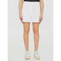 Pantaloni scurti Broderie Anglaise Cotton Shorts Femei