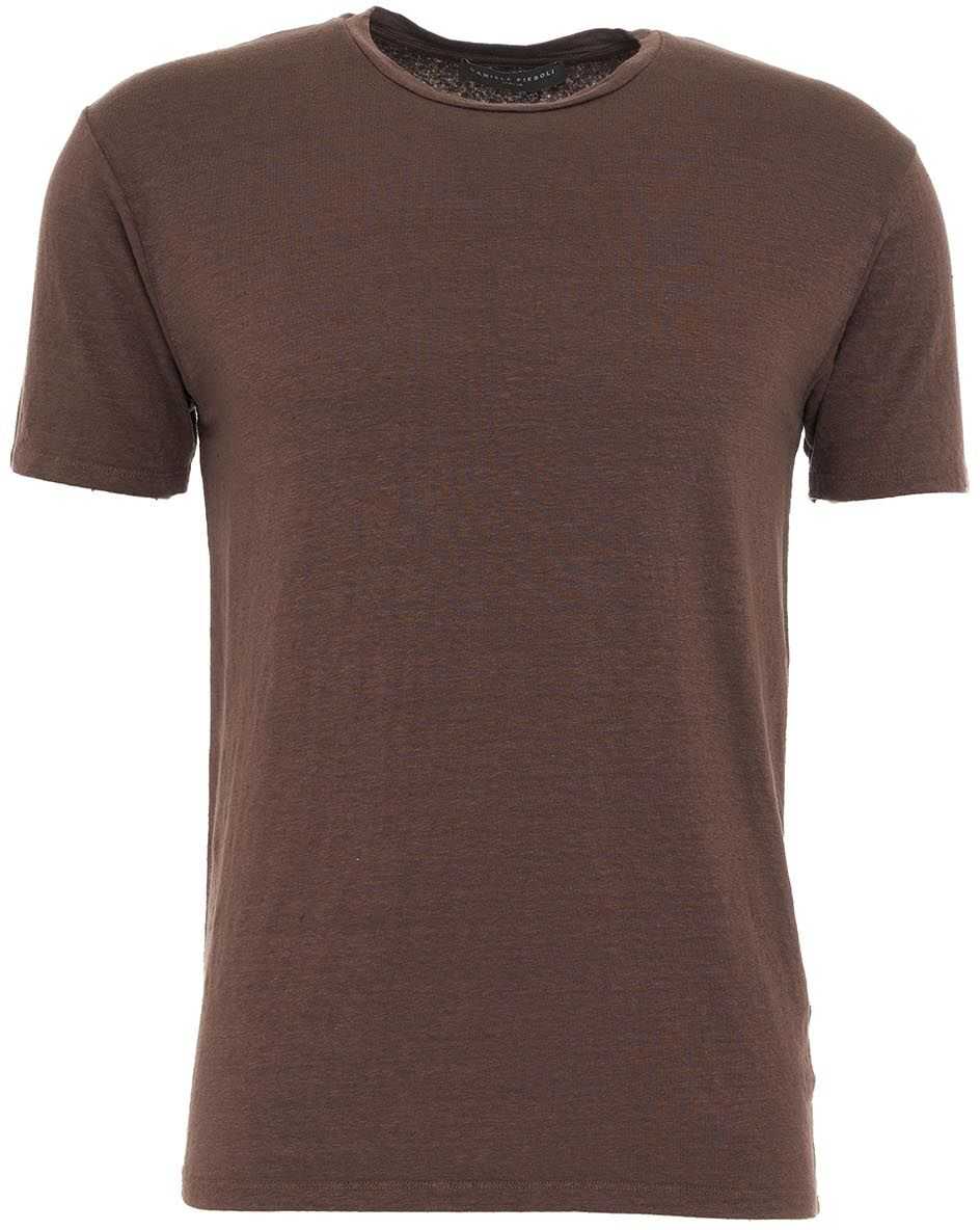 Daniele Fiesoli T-shirt in linen Brown