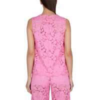 Maiouri Dama - Maiouri Dolce & Gabbana Lace Top PINK Femei (BM 9708317) - B-mall.ro