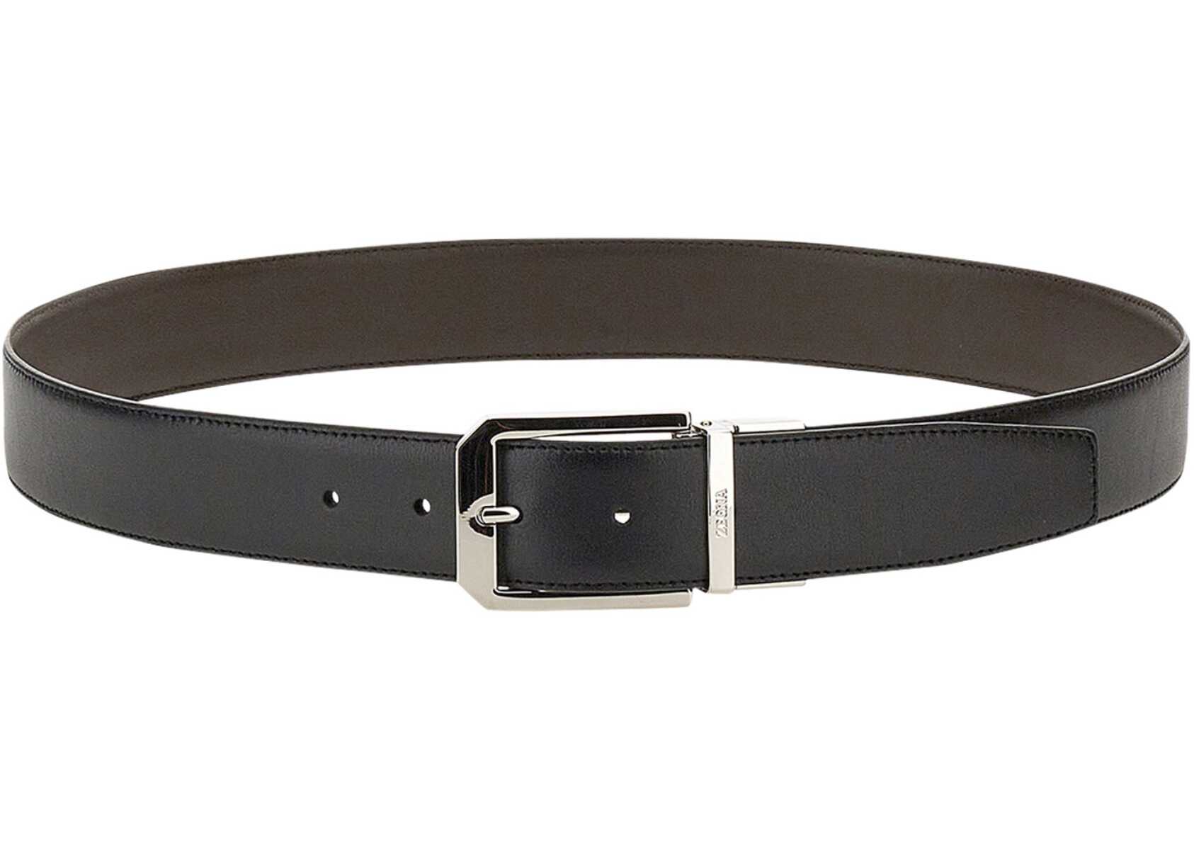 ZEGNA Reversible Belt BLACK