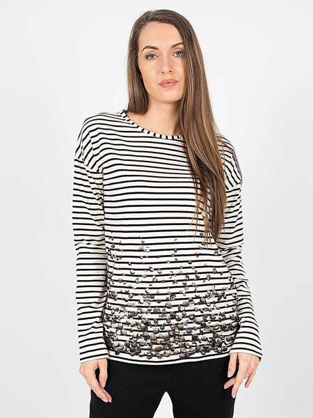 Tricouri Pinko Melegnano 1G1754 Granatowy Femei (BM 9708524) 3