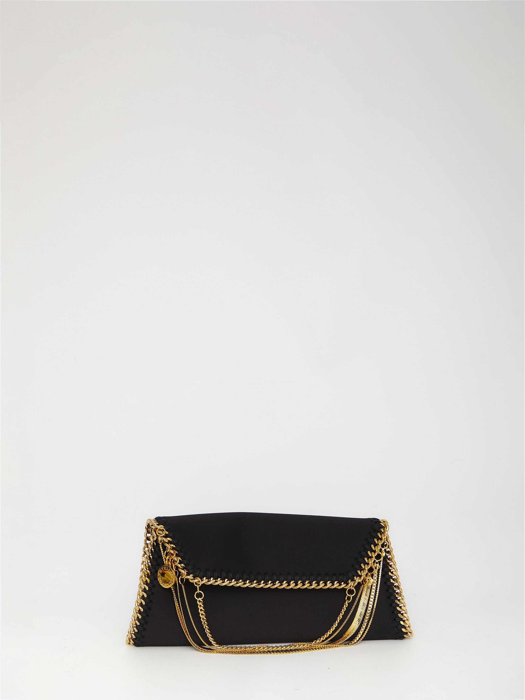 Stella McCartney Multi Chain Falabella Pouch Black