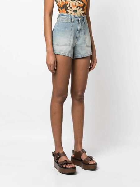 Pantaloni scurti Kenzo Light-Blue Denim Shorts LIGHT BLUE Femei (BM 9708668) 3