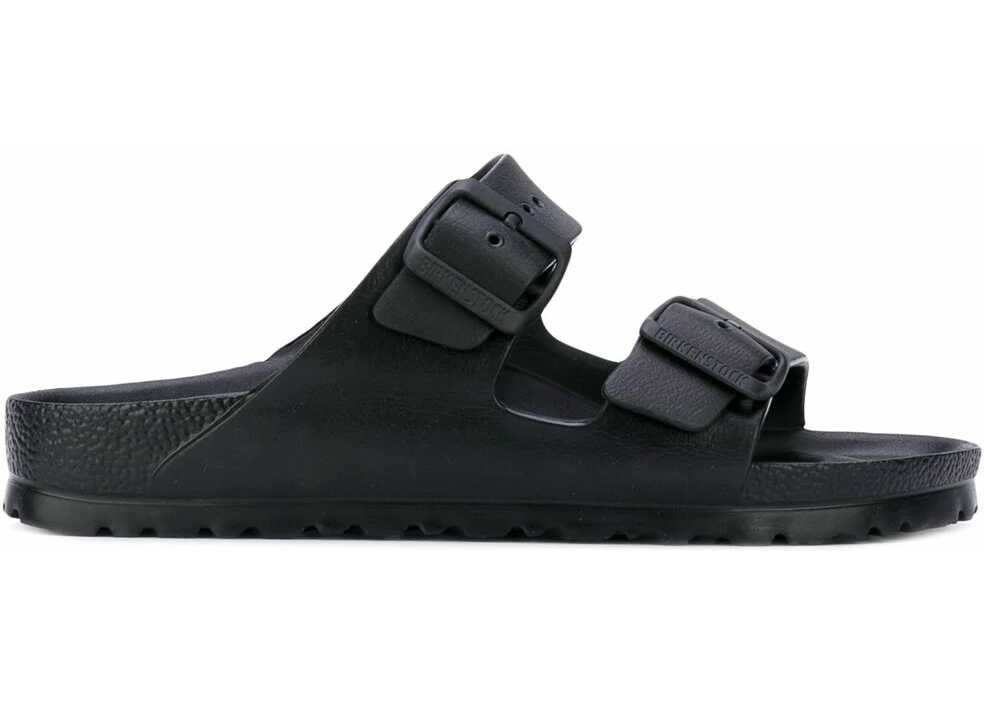 Birkenstock Faux Leather Sandals BLACK