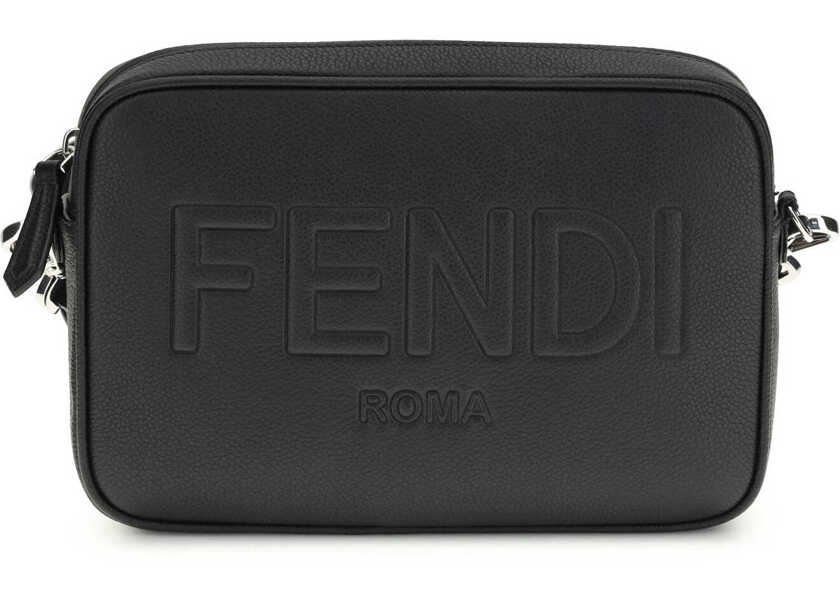 Genti de mana Fendi Camera Shoulder Bag NEROPALLADIO Barbati (BM 9711677) 2