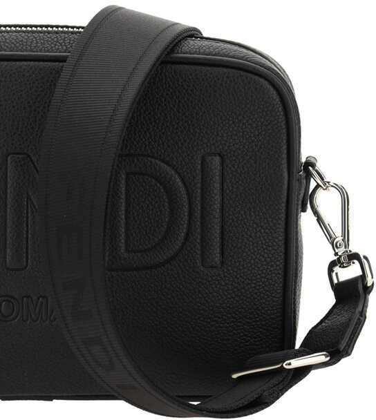Genti de mana Fendi Camera Shoulder Bag NEROPALLADIO Barbati (BM 9711677) 7