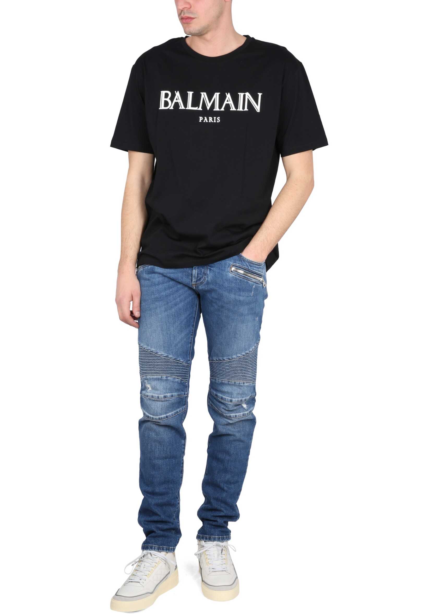 Balmain Crewneck T-Shirt BLACK