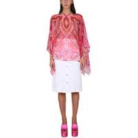 Veste casual Poncho With Print Femei