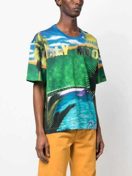 Tricouri ETRO California Print T-Shirt MULTICOLOUR Barbati (BM 9712619) 3