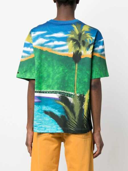 Tricouri ETRO California Print T-Shirt MULTICOLOUR Barbati (BM 9712619) 4