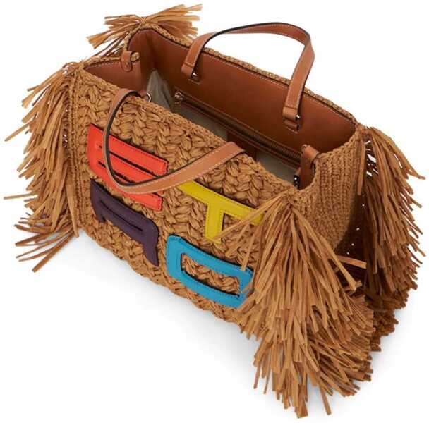 Genti de umar ETRO Raffia Tote Bag BROWN Femei (BM 9712628) 3